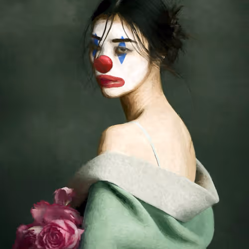 A transformative use of a clown (Artist signed and numbered edition), 2024