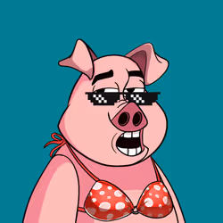 Psytrance Pig #834
