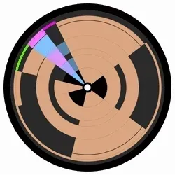 EulerBeats Enigma LP 17 Print