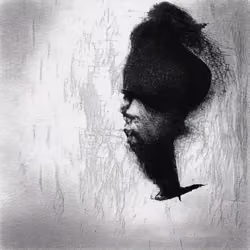 man in black