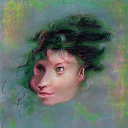 alien portrait human