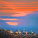 wavy pastelle sunset