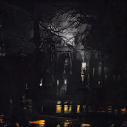 empty streets at night