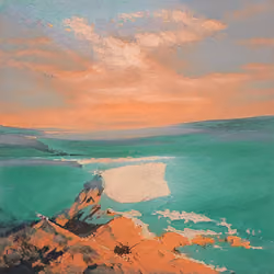milly at the beach