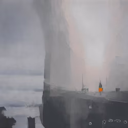 misty