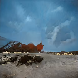 threatening skies
