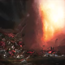 total devastation