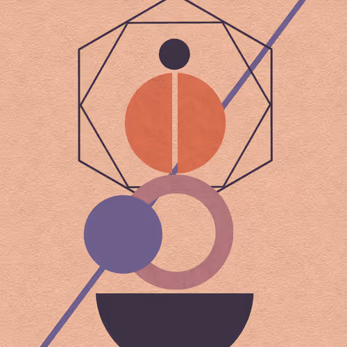 Line And Form A Hexagonal Dialogue