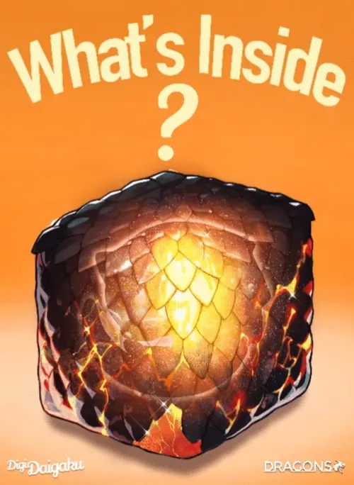 DigiDaigaku Dragon Eggs #9988 - Pre-Reveal