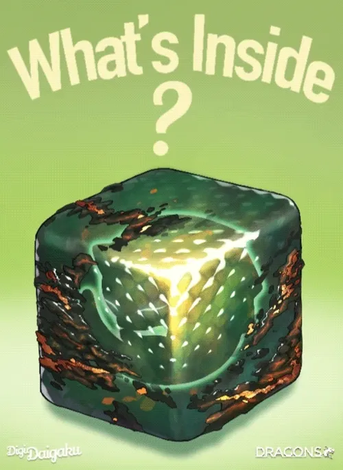 DigiDaigaku Dragon Eggs #9996 - Pre-Reveal