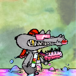 Pixelated Ganja Gators #1861