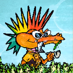 Pixelated Ganja Gators #1866