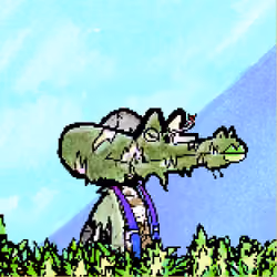 Pixelated Ganja Gators #3471
