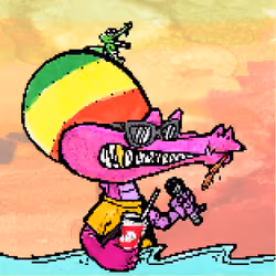 Pixelated Ganja Gators #1863