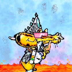 Pixelated Ganja Gators #3920