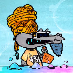 Pixelated Ganja Gators #3473