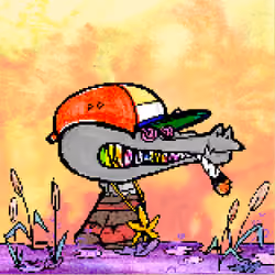 Pixelated Ganja Gators #3937