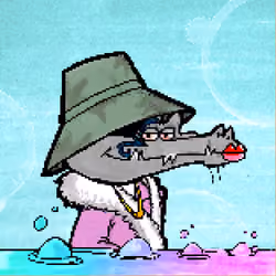 Pixelated Ganja Gators #2563