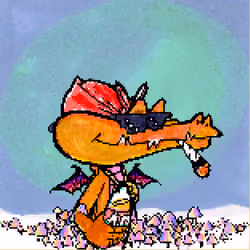 Pixelated Ganja Gators #2395