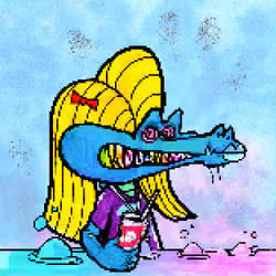 Pixelated Ganja Gators #3474