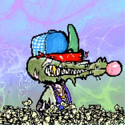 Pixelated Ganja Gators #4030
