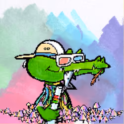 Pixelated Ganja Gators #3938