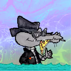 Pixelated Ganja Gators #1988