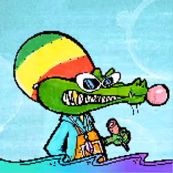 Pixelated Ganja Gators #2564