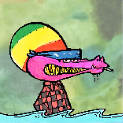Pixelated Ganja Gators #3299