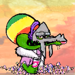 Pixelated Ganja Gators #3924