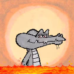 Pixelated Ganja Gators #3551