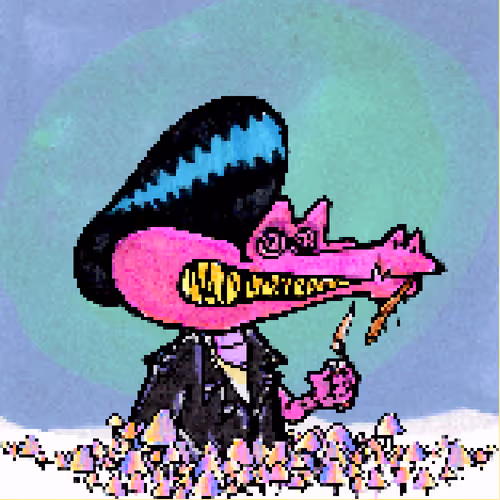 Pixelated Ganja Gators #533