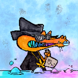 Pixelated Ganja Gators #2565