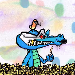 Pixelated Ganja Gators #2681