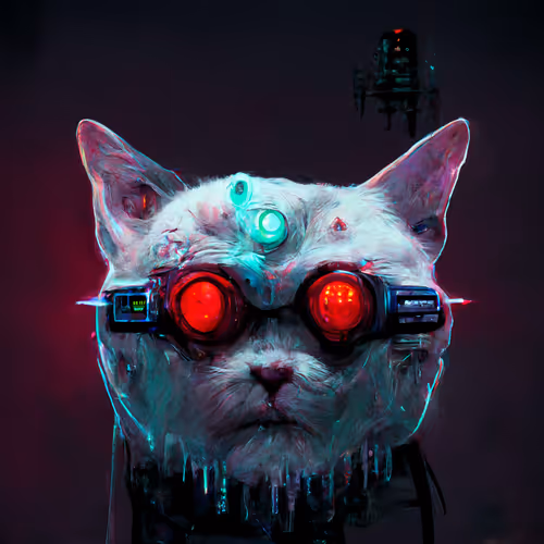 Cyber Cat Cultist 123