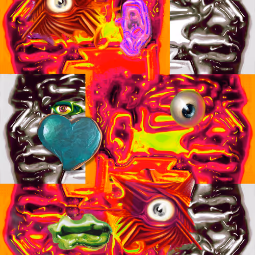 TOTEM Bicéphale Collection (ww3) Hiding Lilliput #001B.5 - Série Digital(e) Portrait