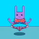 Meditation Rabbit #129