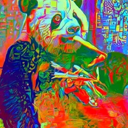 Trippy Happy Panda
