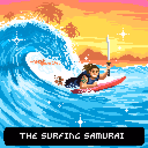 "The Surfing Samurai" aka Dylan Hronec