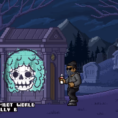MUMBOT WORLD x THROWIEZ - Skully B