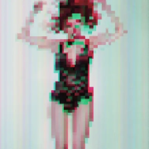 Pixel Girl v2.1xpx (as noted on a yellow post-it later shredded by the so called mad creator)