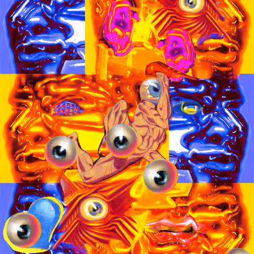 TOTEM Bicéphale Collection (ww3) Hiding Lilliput #001B.1b0c - Série Digital(e) Portrait
