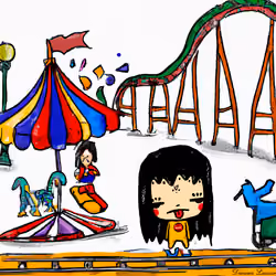 Amusement Park #2 2022 Daiana Lazzarin X KIKU’S WORLD by SABET