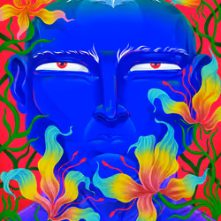 The wait is blue