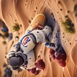 On Mars (With AI Generated Music)