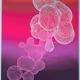 White And Pink Particles On Multicolour