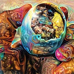 Pᔕychedelic Duck Embryo