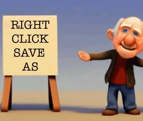 Right Click Save As