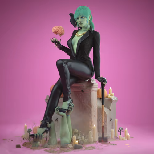 Jonathan Foerster x Deadfellaz Draw the Undead 2021