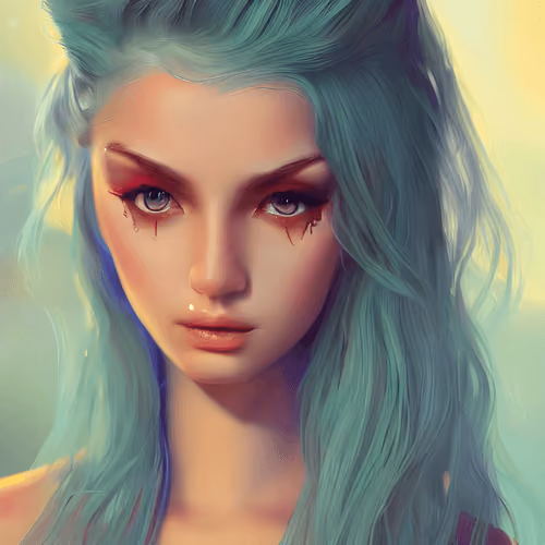 Turquoise Girl #12